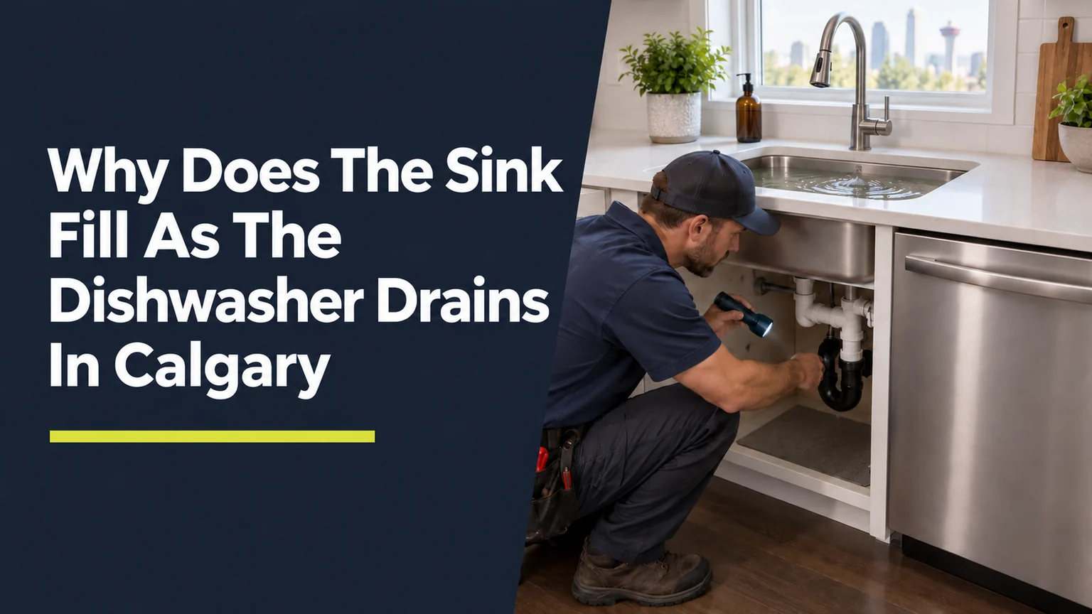 Why Does The Sink Fill As The Dishwasher Drains In Calgary?