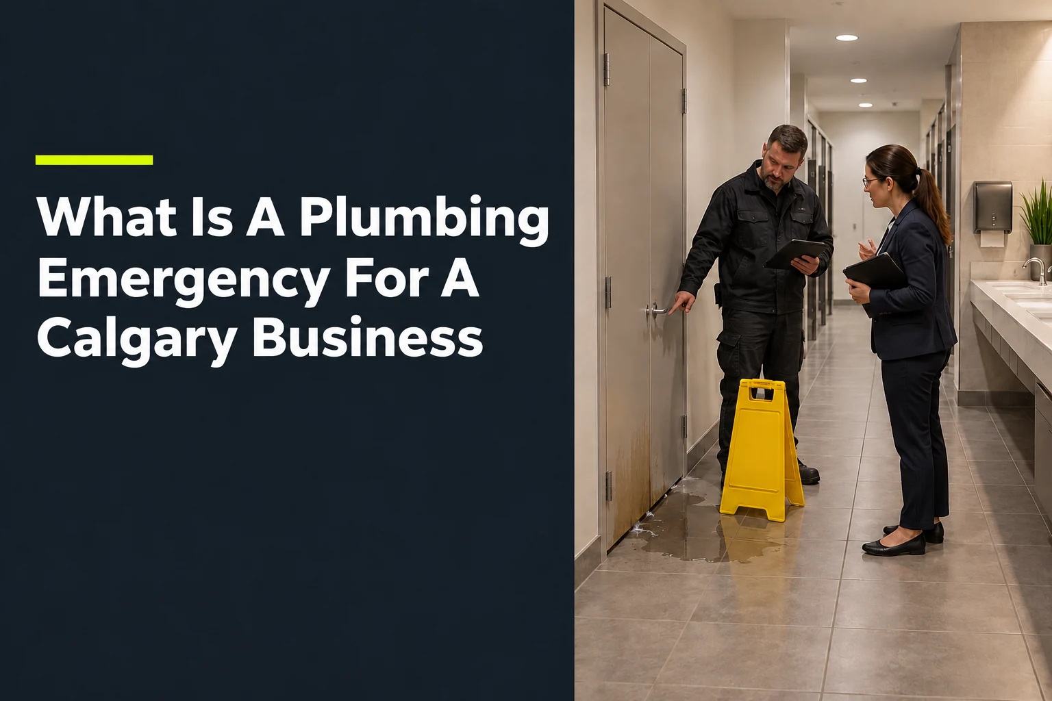 What Is A Plumbing Emergency For A Calgary Business?