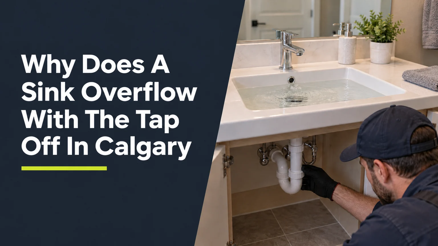 Why Does A Sink Overflow With The Tap Off In Calgary?
