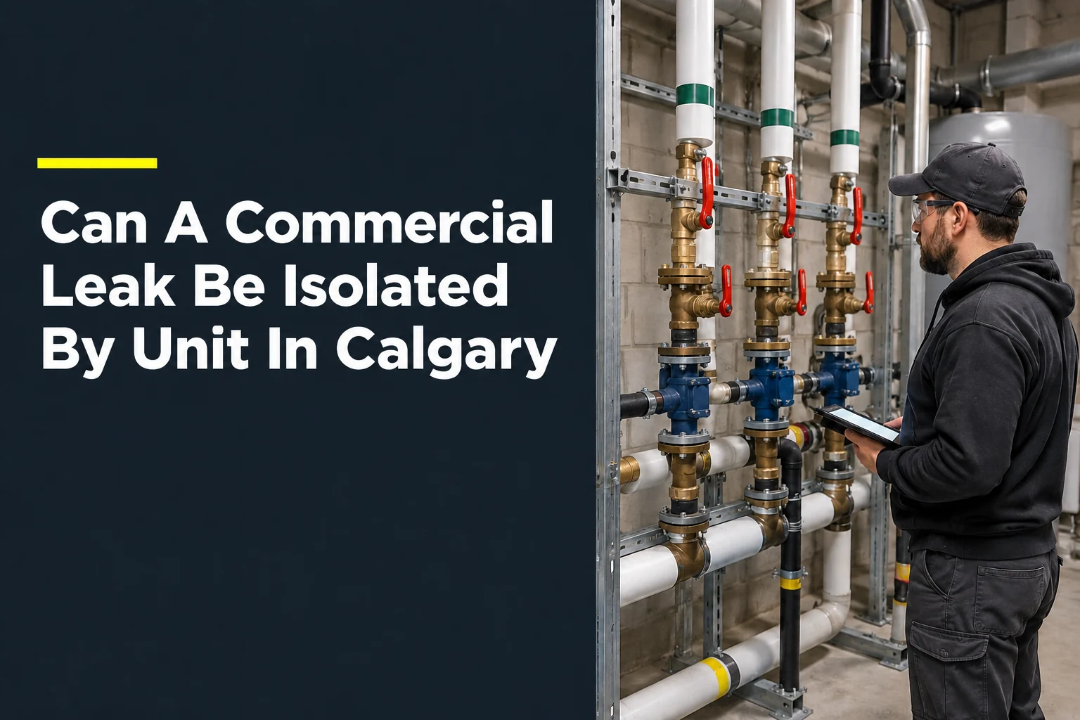 Can A Commercial Leak Be Isolated By Unit In Calgary?