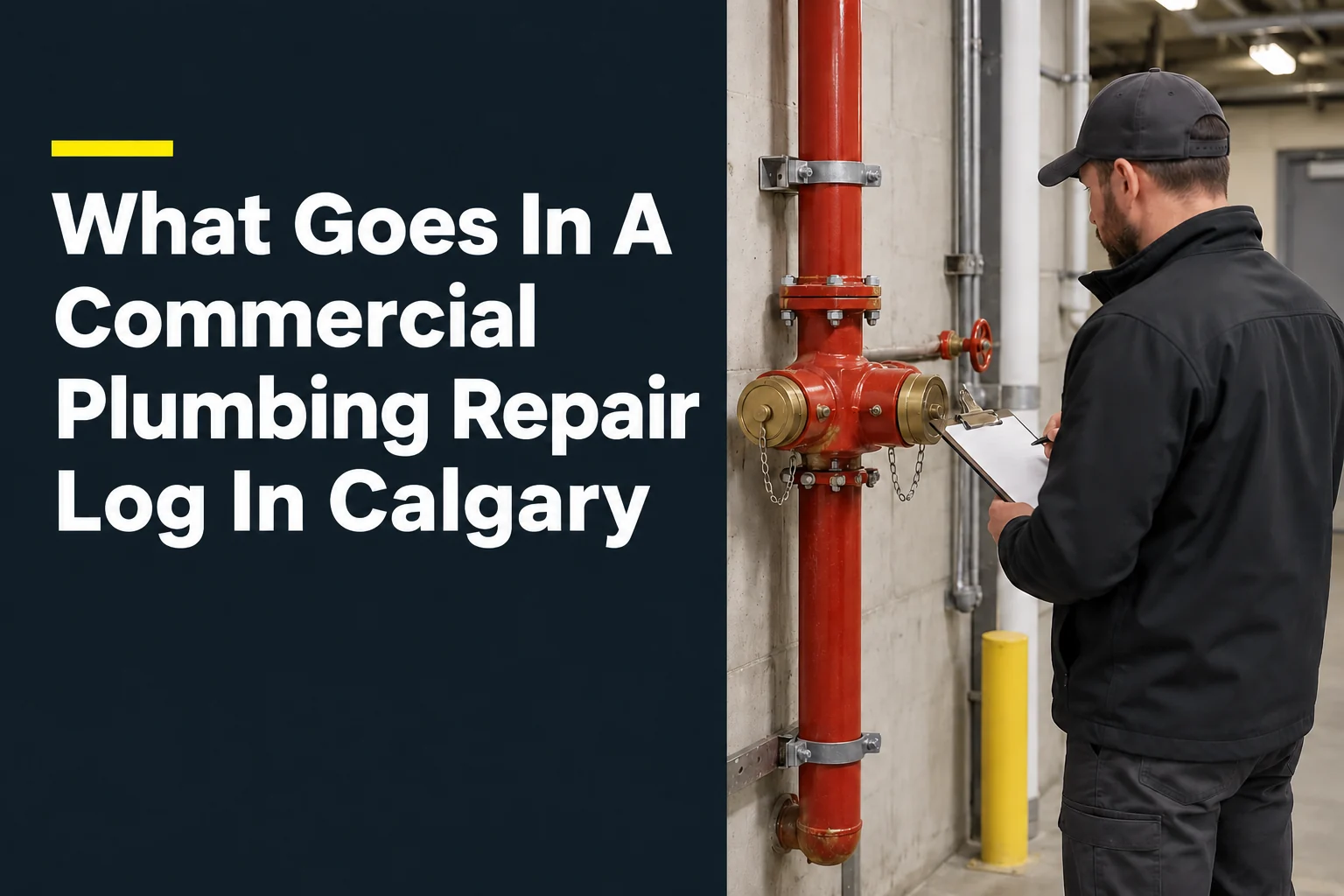 What Goes In A Commercial Plumbing Repair Log In Calgary?