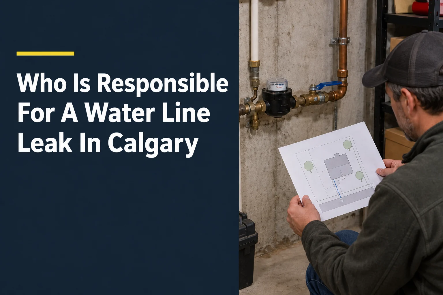 Who Is Responsible For A Water Line Leak In Calgary?