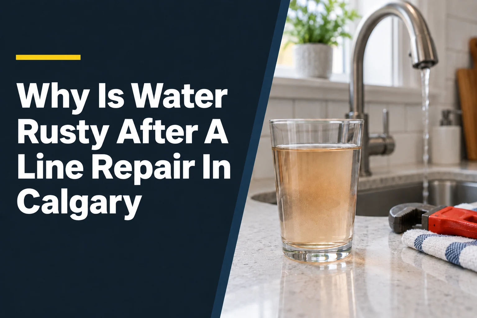 Why Is Water Rusty After A Line Repair In Calgary?