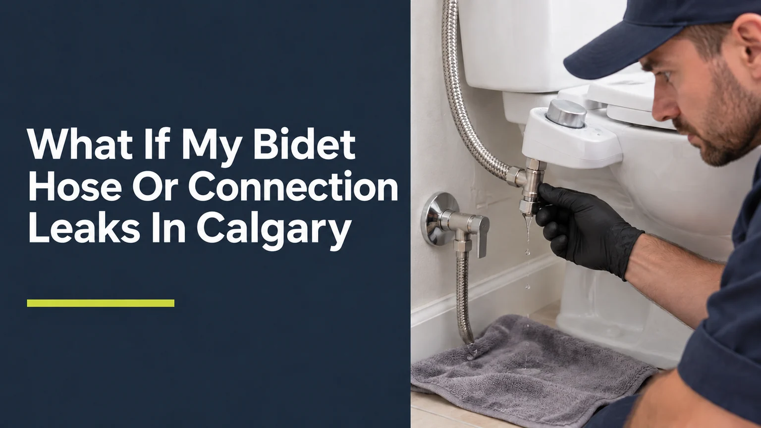 What If My Bidet Hose Or Connection Leaks In Calgary?