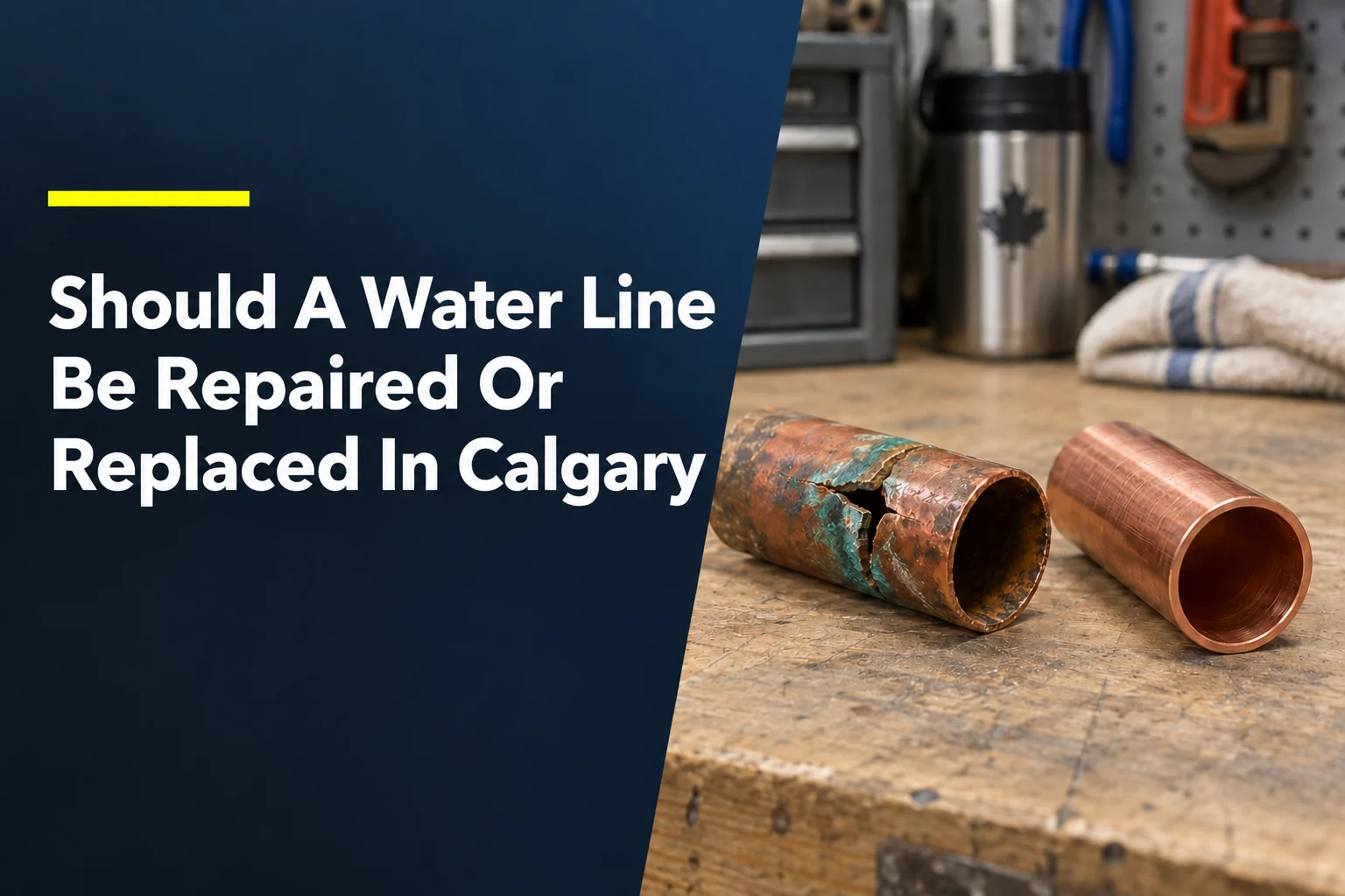 Should A Water Line Be Repaired Or Replaced In Calgary?