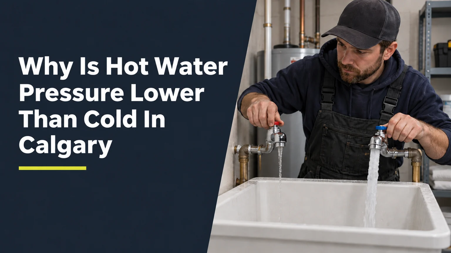 Why Is Hot Water Pressure Lower Than Cold In Calgary?