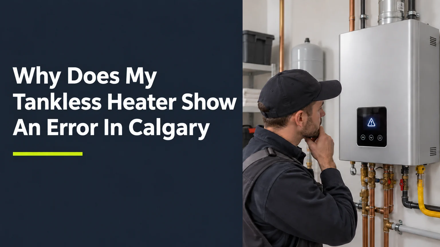 Why Does My Tankless Heater Show An Error In Calgary?
