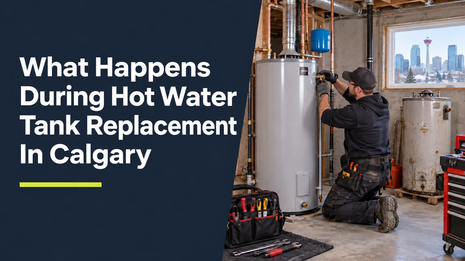What Happens During Hot Water Tank Replacement In Calgary?