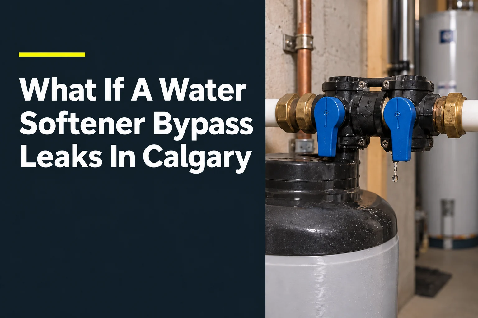 What If A Water Softener Bypass Leaks In Calgary?