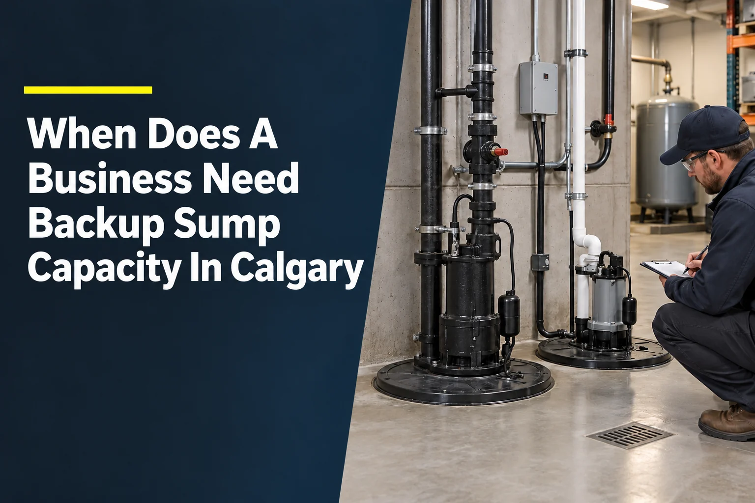 When Does A Business Need Backup Sump Capacity In Calgary?