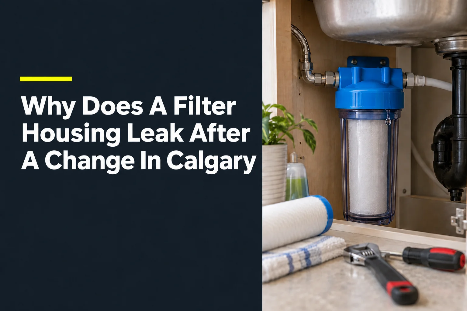 Why Does A Filter Housing Leak After A Change In Calgary?