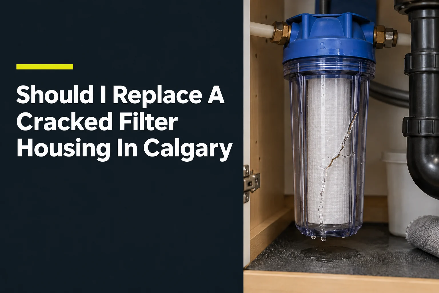 Should I Replace A Cracked Filter Housing In Calgary?