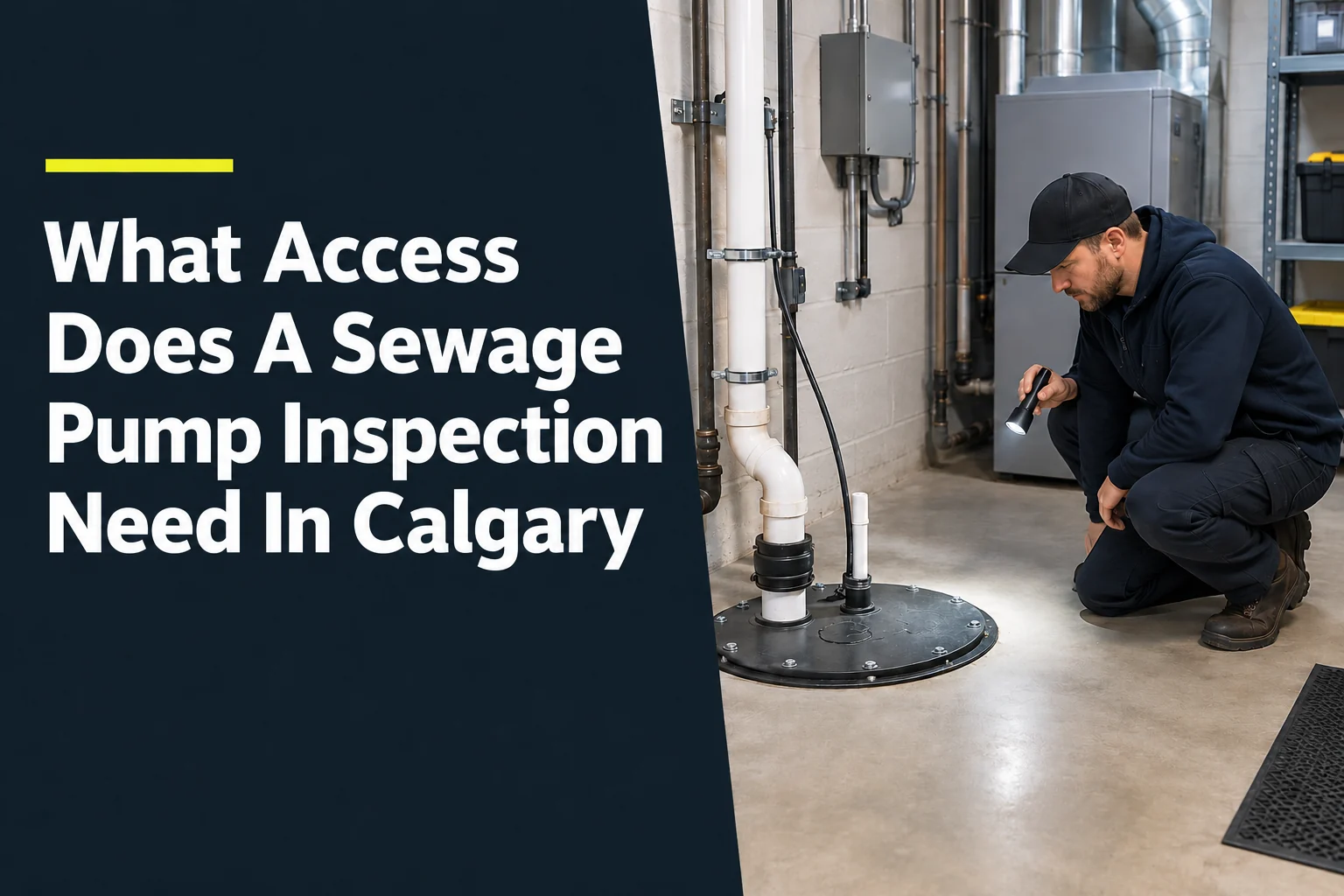 What Access Does A Sewage Pump Inspection Need In Calgary?