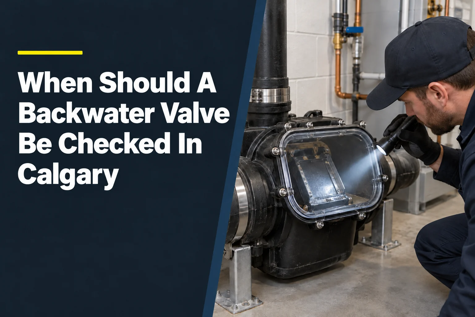 When Should A Backwater Valve Be Checked In Calgary?