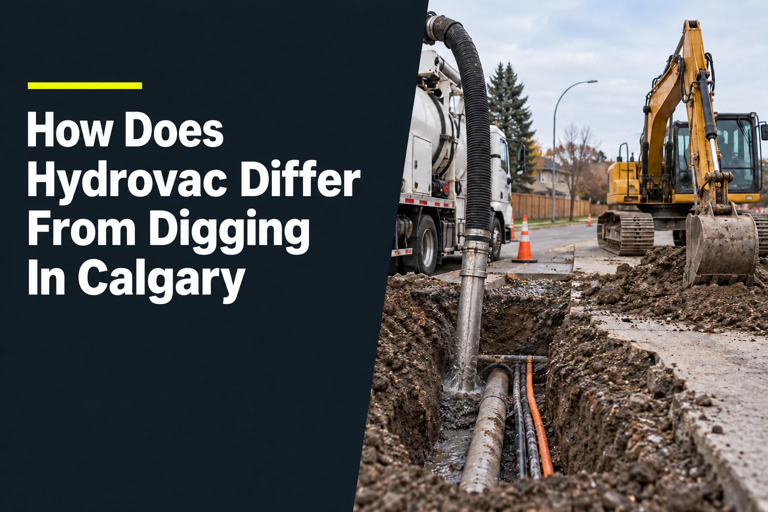 How Does Hydrovac Differ From Digging In Calgary?