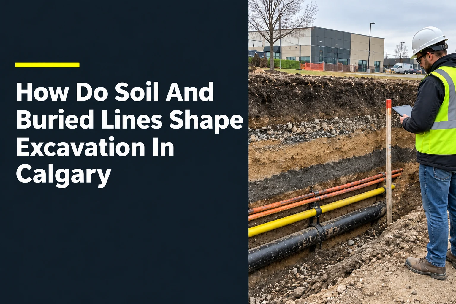 How Do Soil And Buried Lines Shape Excavation In Calgary?