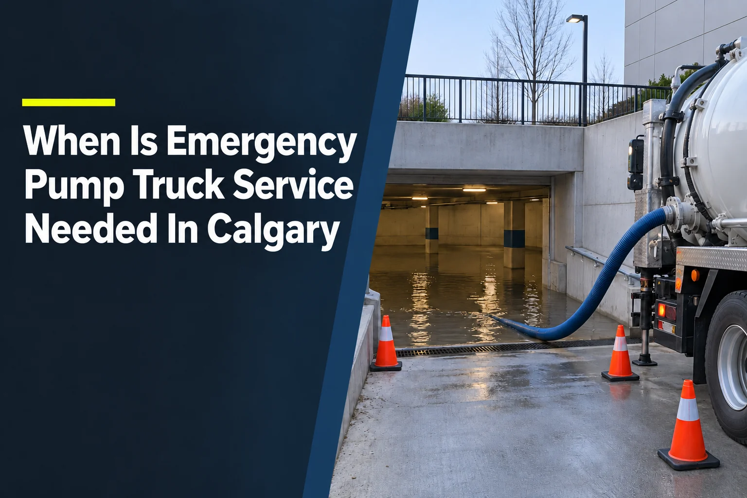 When Is Emergency Pump Truck Service Needed In Calgary?