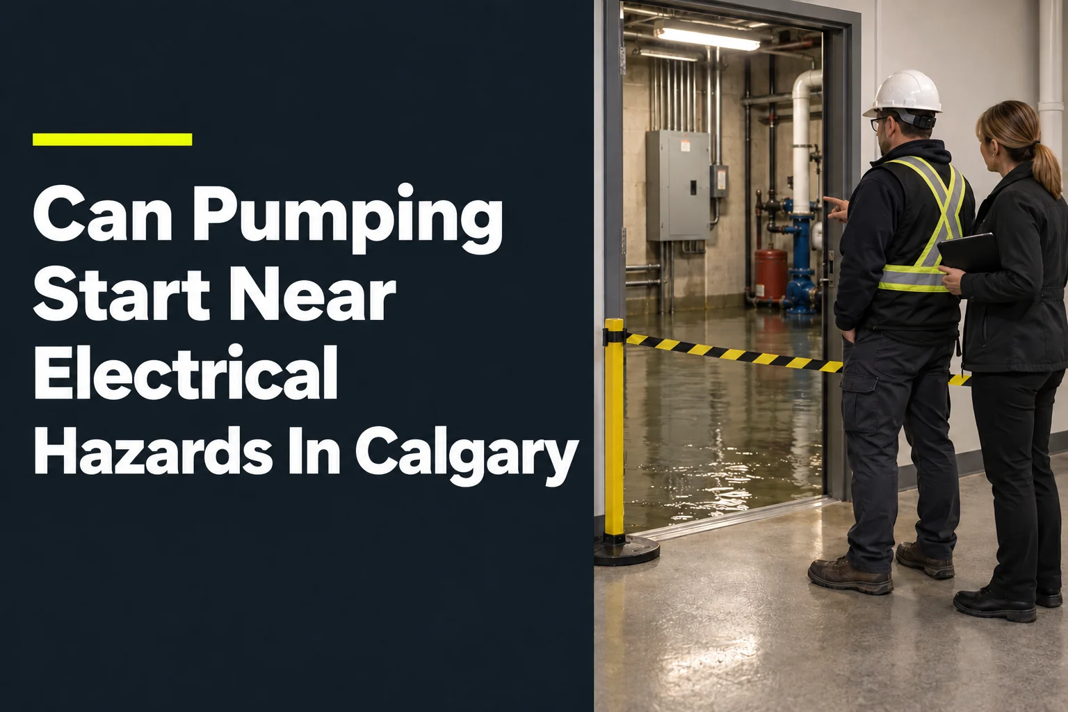 Can Pumping Start Near Electrical Hazards In Calgary?