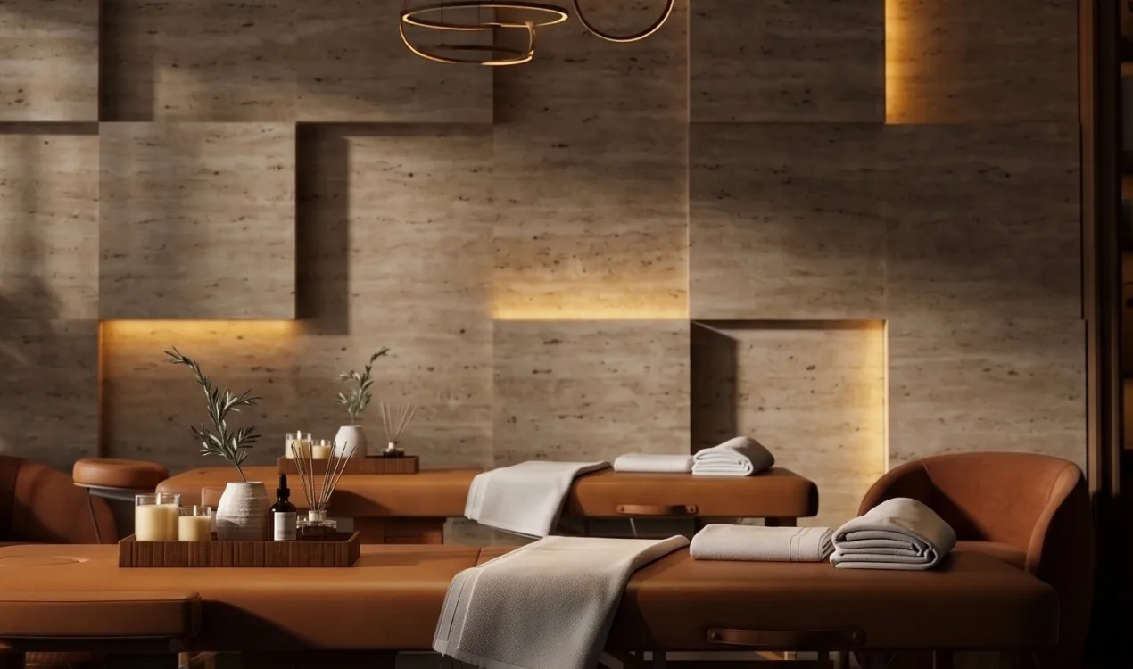 Lumivie treatment suite with two treatment beds