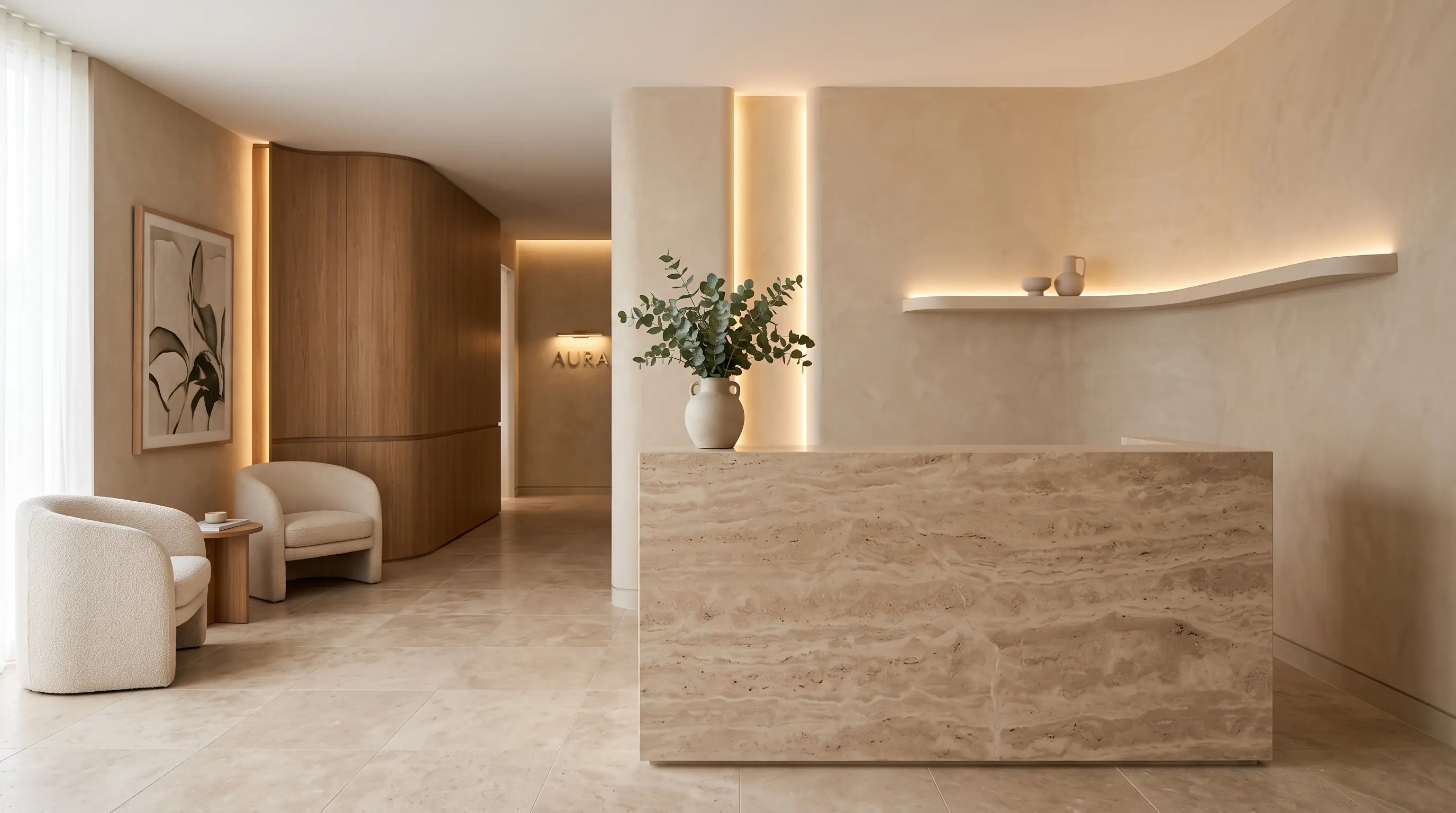 Lumivie reception desk