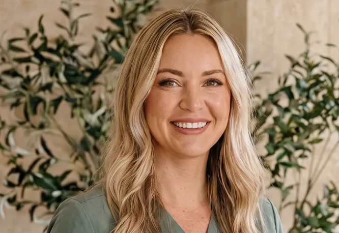Portrait of Emily Carter, RN, smiling