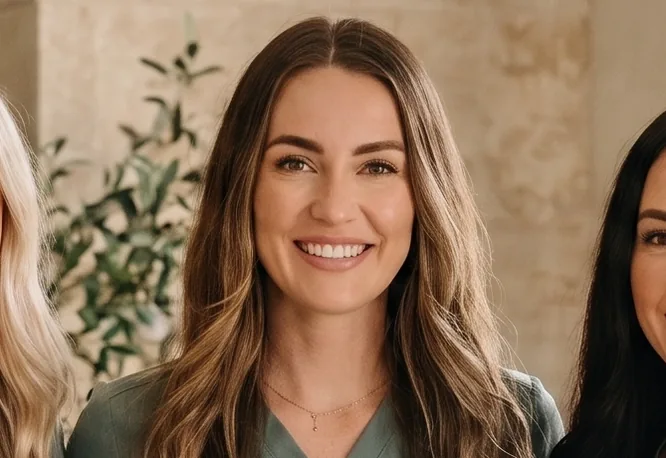 Portrait of Olivia Bennett, RN, smiling