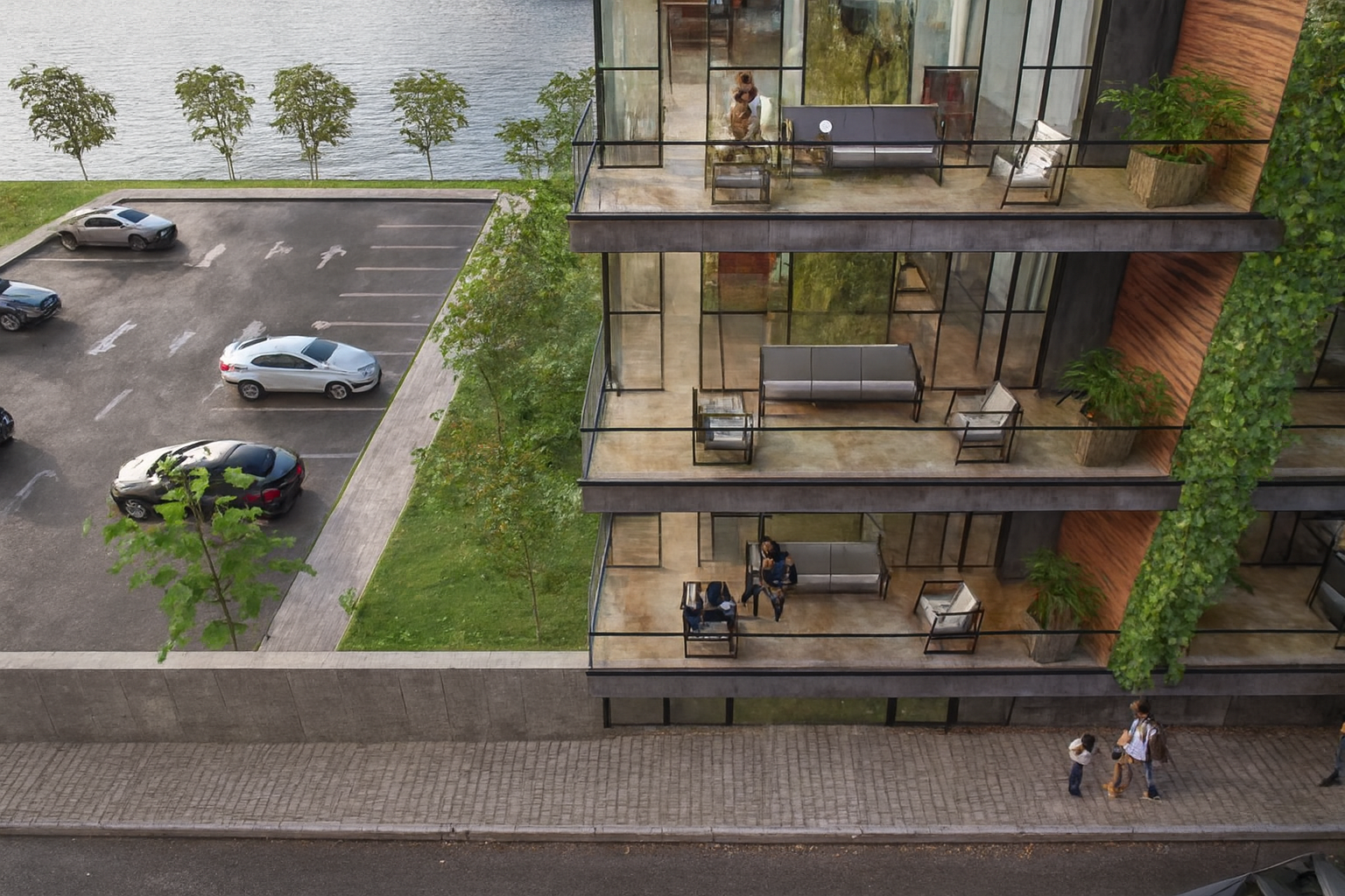 Concrete Grove design visualisation