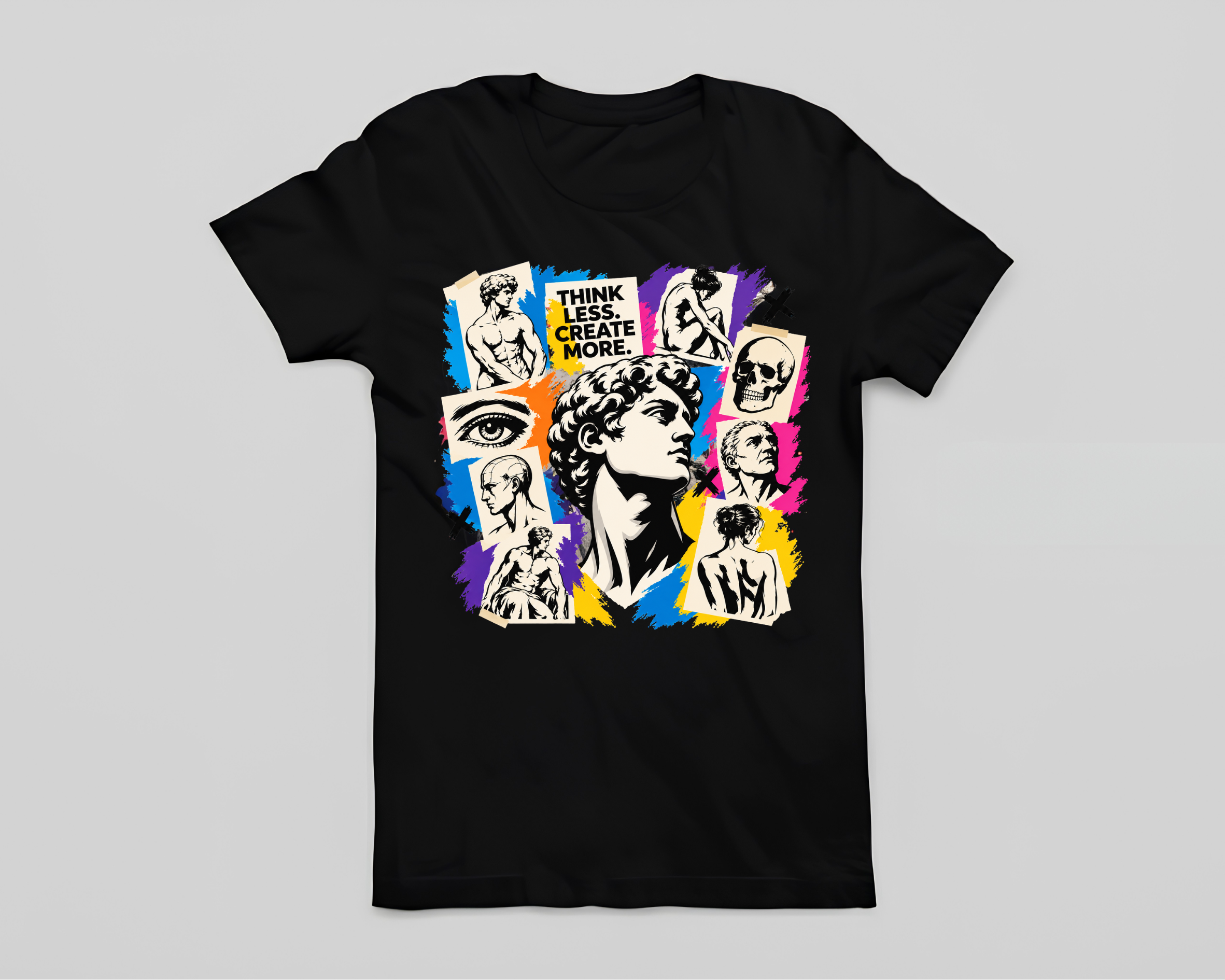 Think Less Create More T-shirt