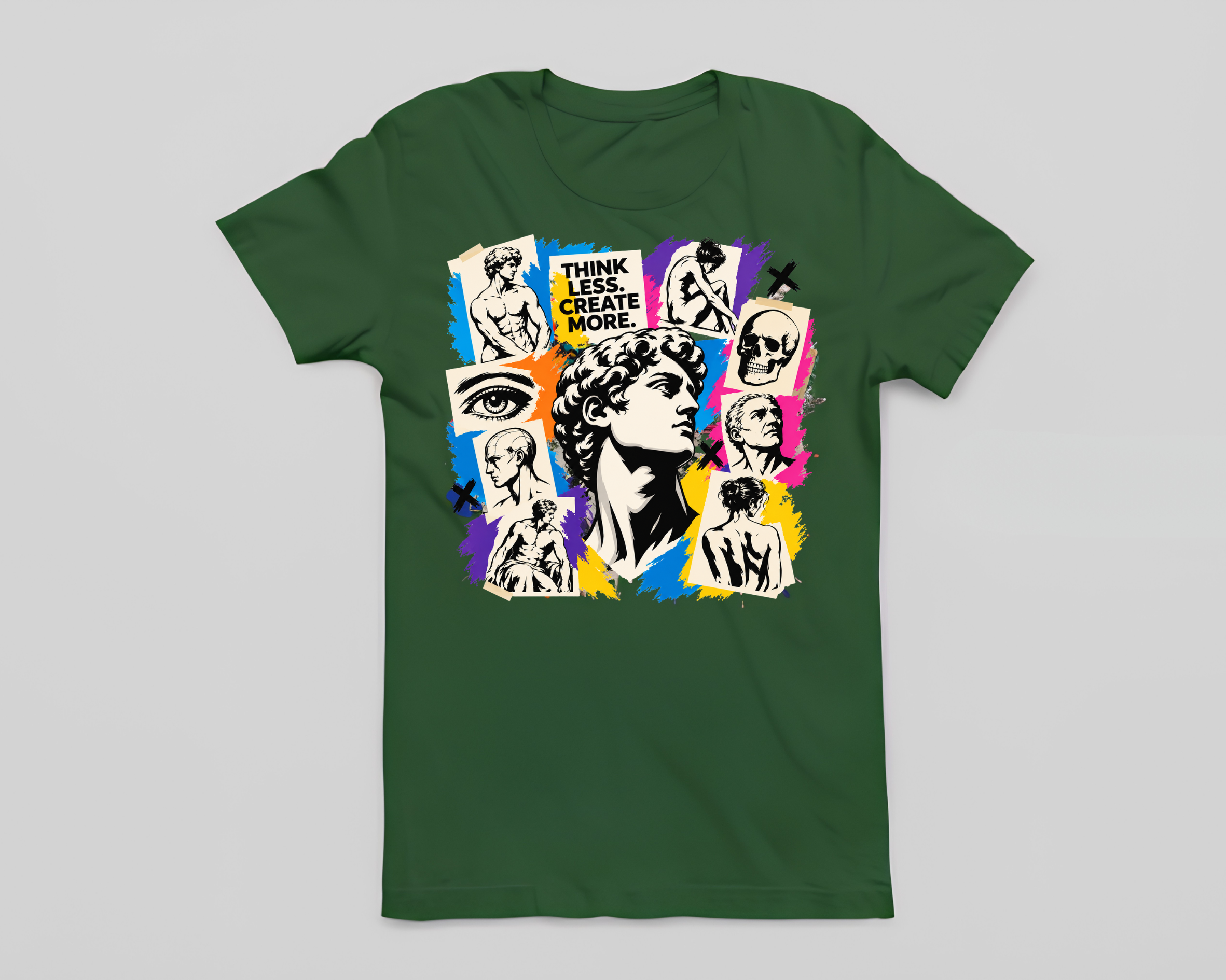 Think Less Create More T-shirt