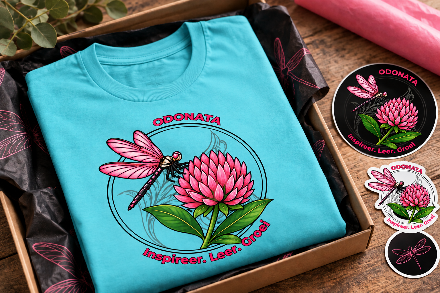 Custom printed apparel packaging