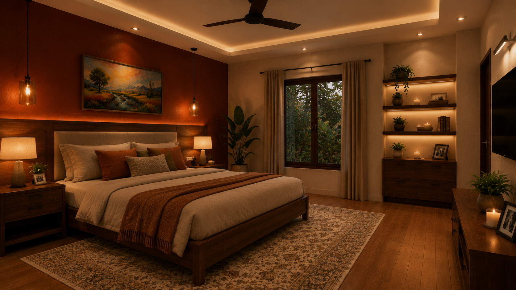 Finished bedroom visualisation