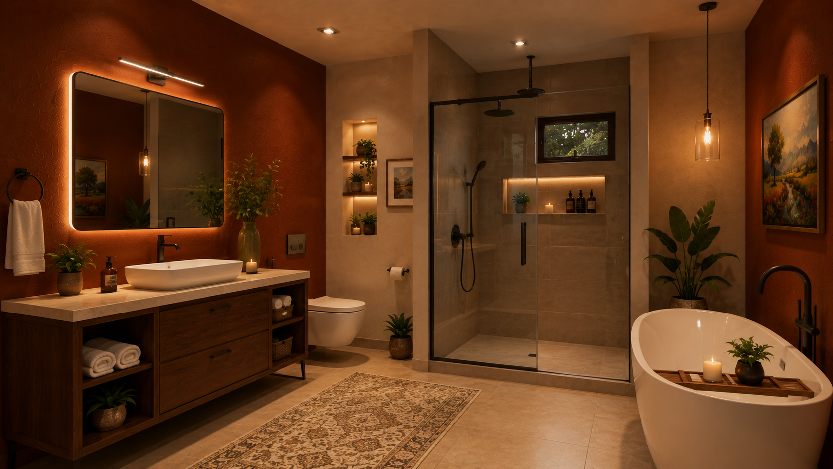 Finished bathroom visualisation