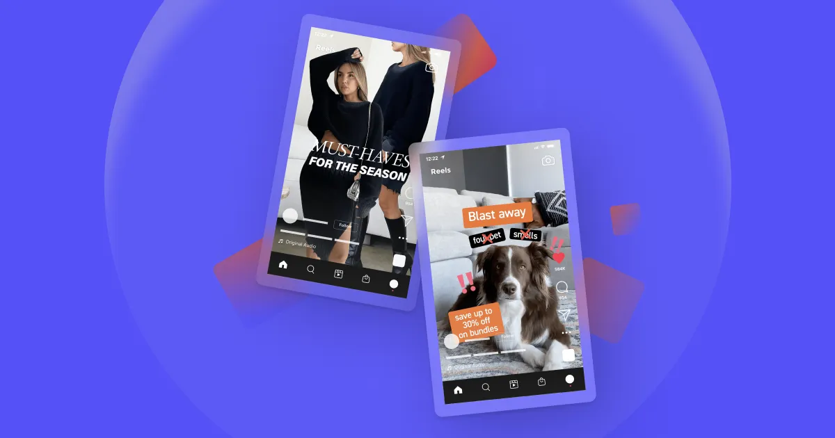 Examples of Reels ad creative
