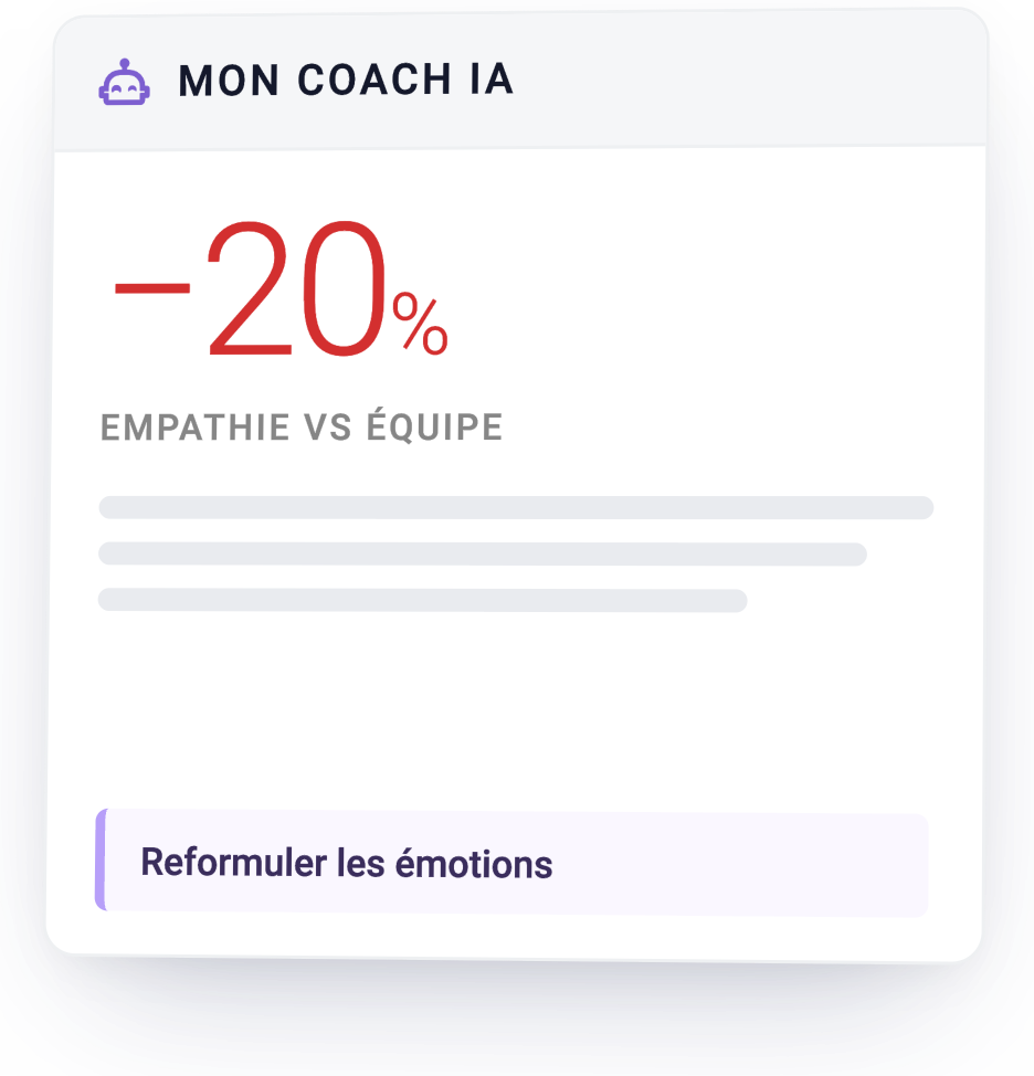 Mon coach IA : axe de progrès personnalisé pour le conseiller
