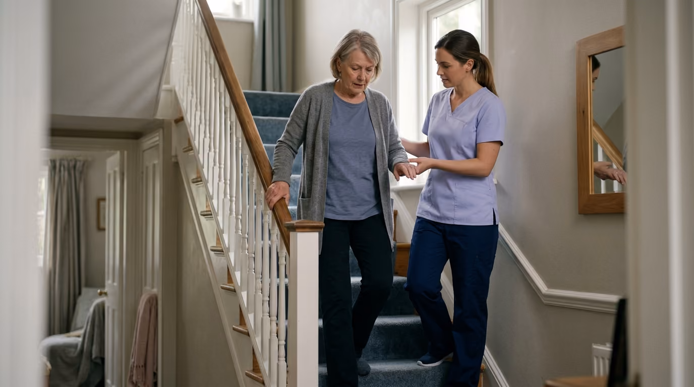 Relearning Stairs After a Setback: A Practical Mobility Guide