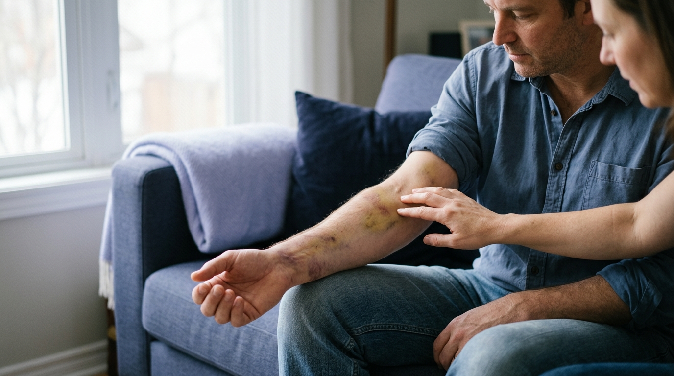 Bruising After an Injury: What It Can and Cannot Tell You