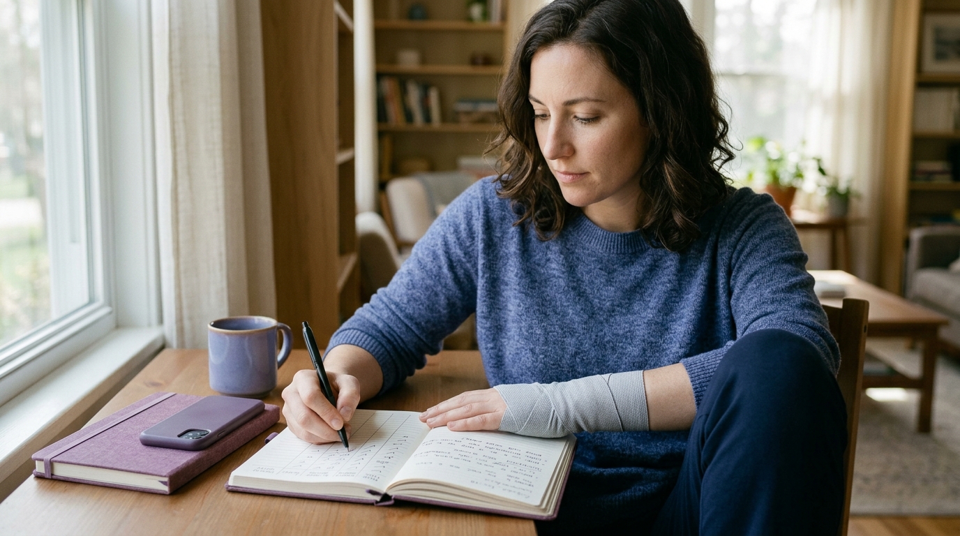 How to Track Injury Recovery: A Practical Symptom and Function Journal