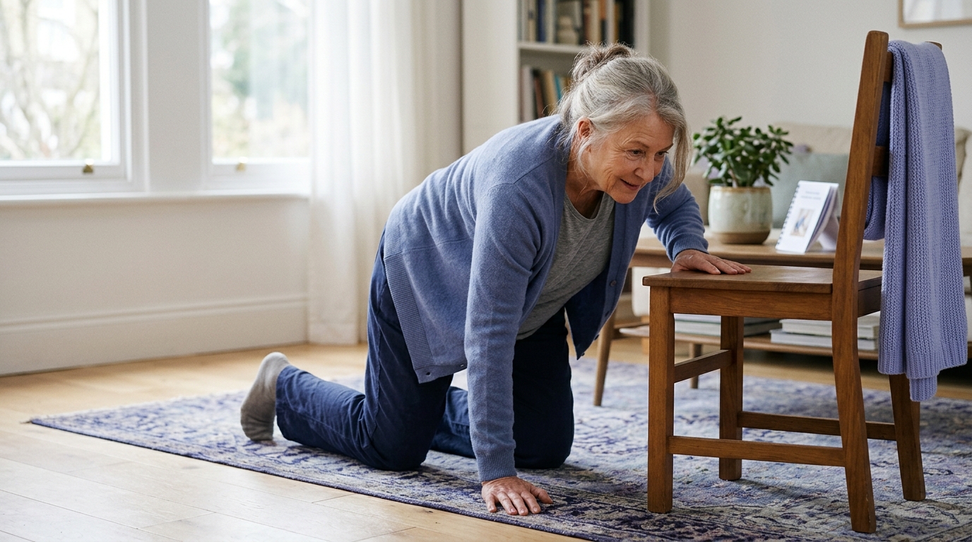 Getting Down to and Up From the Floor: A Step-by-Step Mobility Framework
