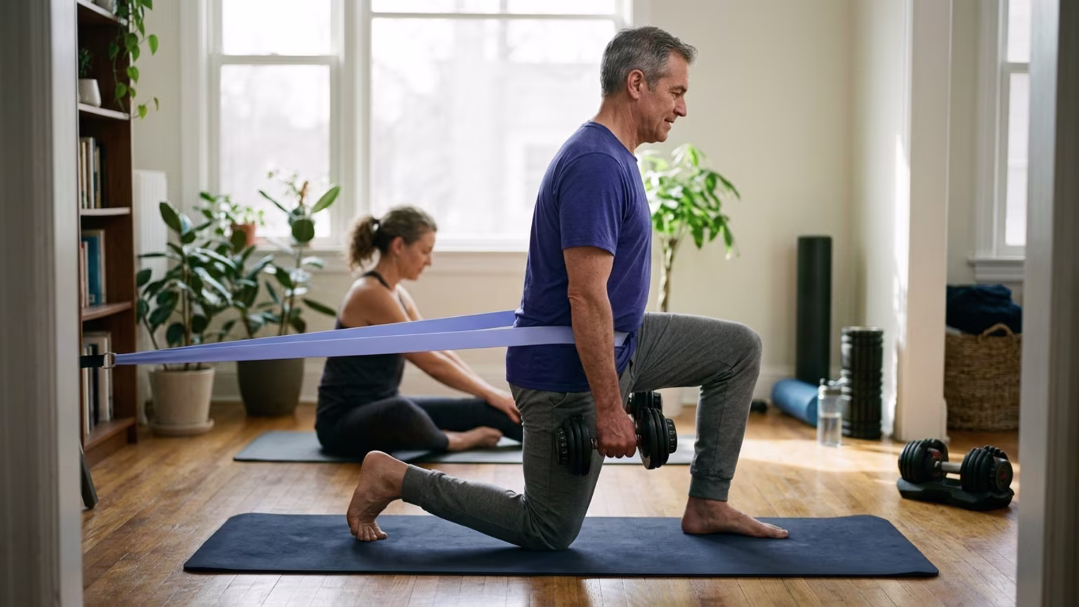 Hip Mobility and Resistance: Adjusting a New Band Routine for Active Adults