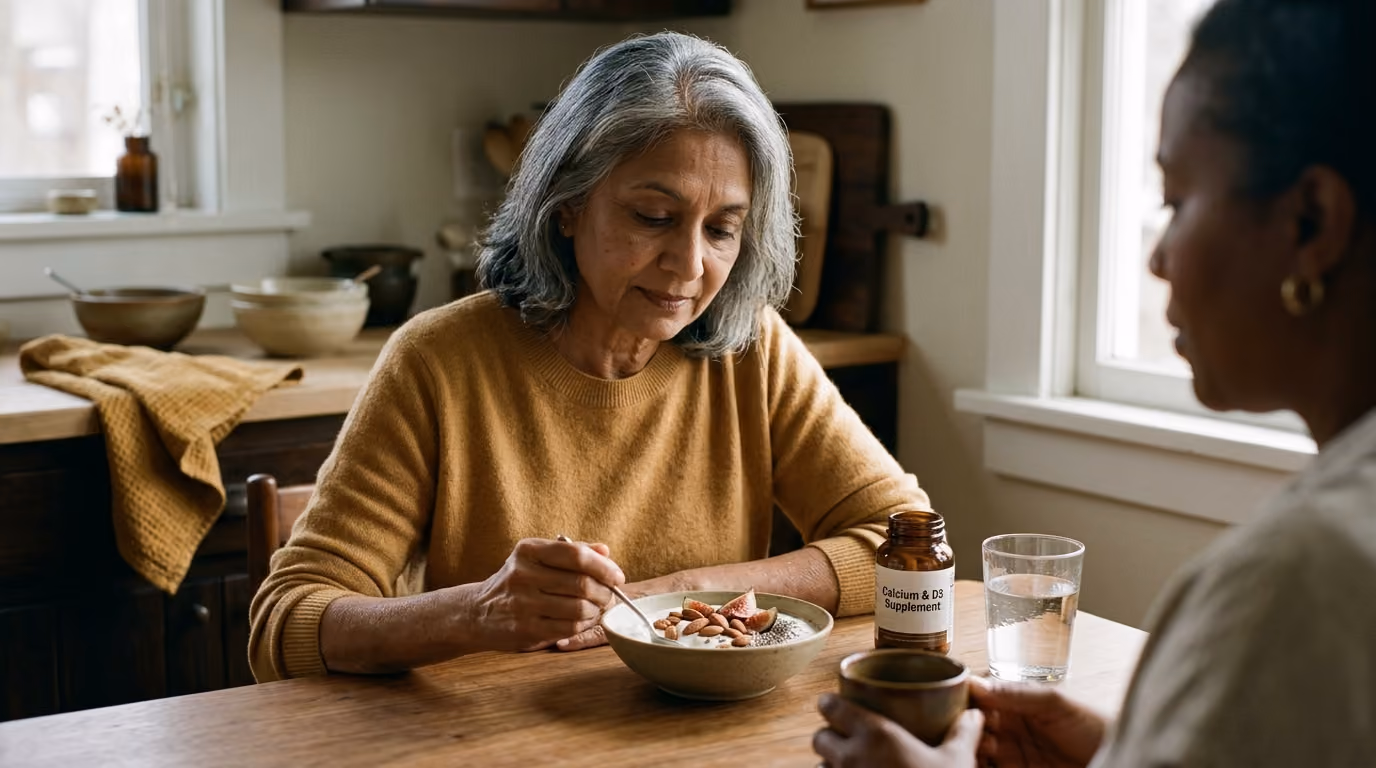 Calcium for Healthy Aging: Food, Supplements, and Bone Health Evidence