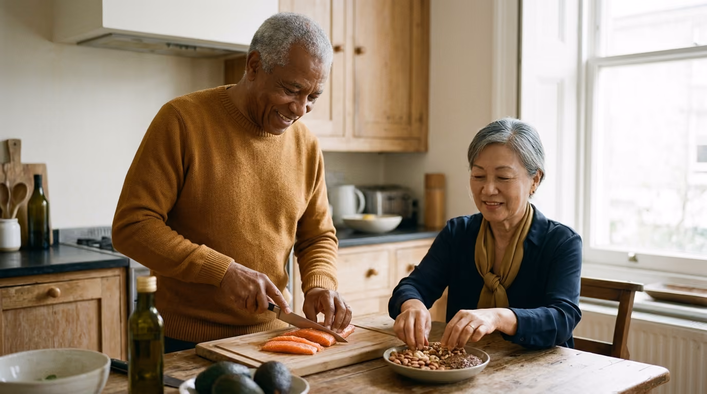 Dietary Fat for Healthy Aging: A Guide to Types, Sources, and Evidence