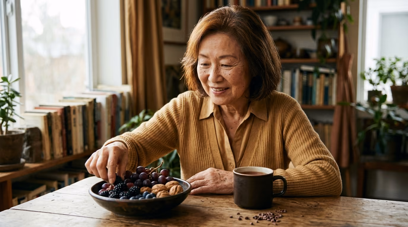 Polyphenols for Healthy Aging: Food Sources, Mechanisms, and Human Evidence