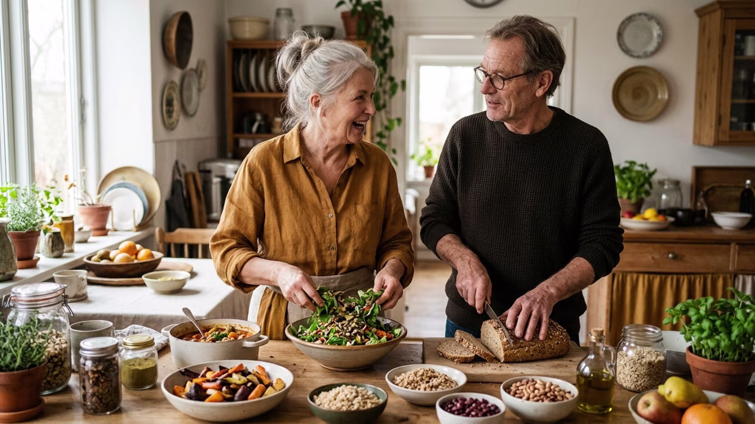 Linking Broad Nutritional Patterns to Favorable Cellular and Metabolic Blood Markers