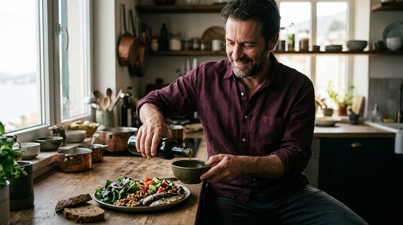 The Mediterranean Diet and Testosterone: A Practical Evidence-Based Guide