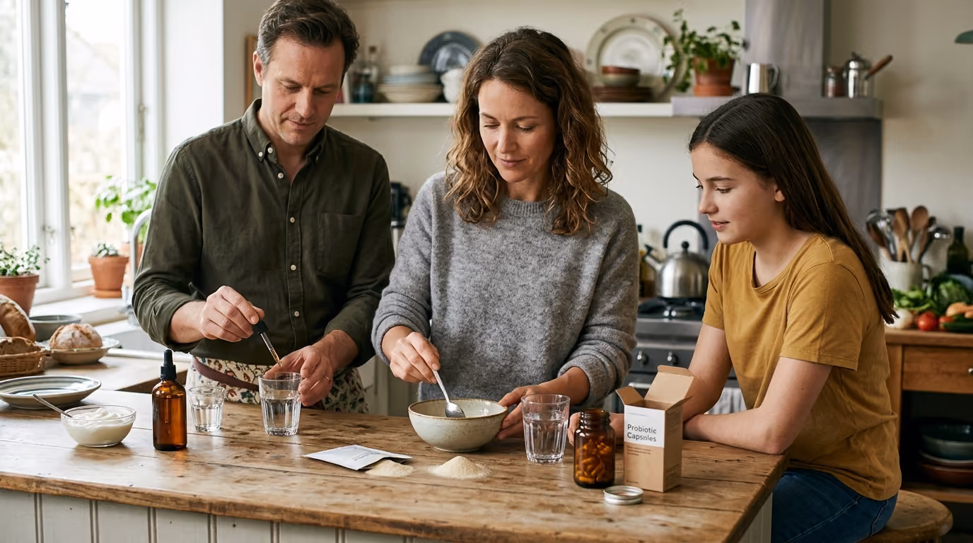 Probiotic Formats Compared: Capsules, Powders, Liquids and Foods