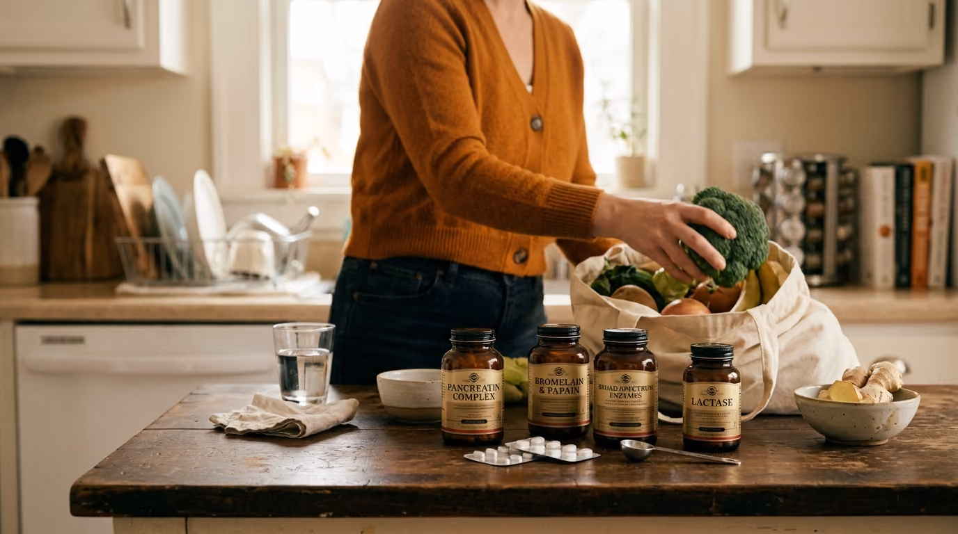 Digestive Enzyme Supplements: A Complete Guide to Types and Evidence