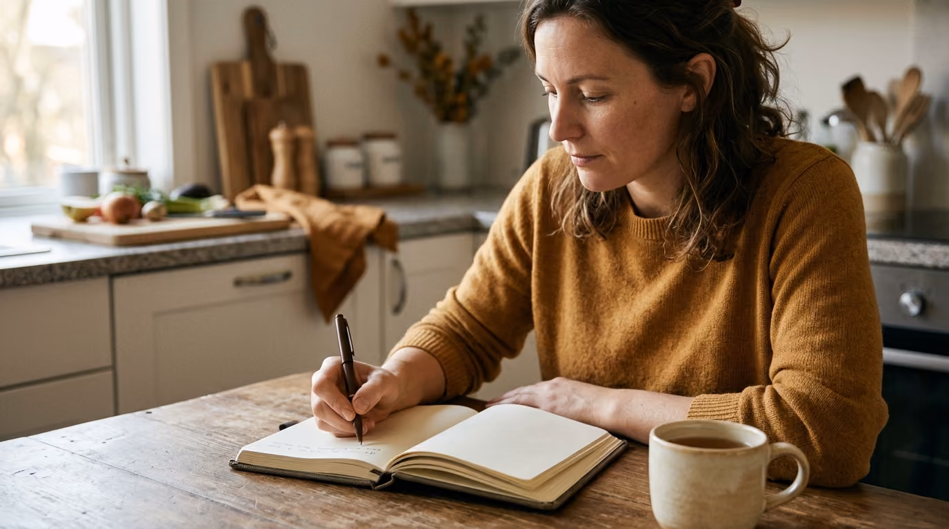 A Food and Digestive Comfort Journal: How to Track Patterns Without Overinterpreting
