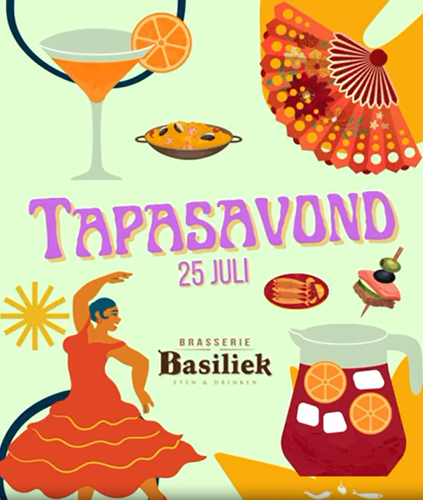 Spaans weekend met tapas bij Brasserie Basiliek