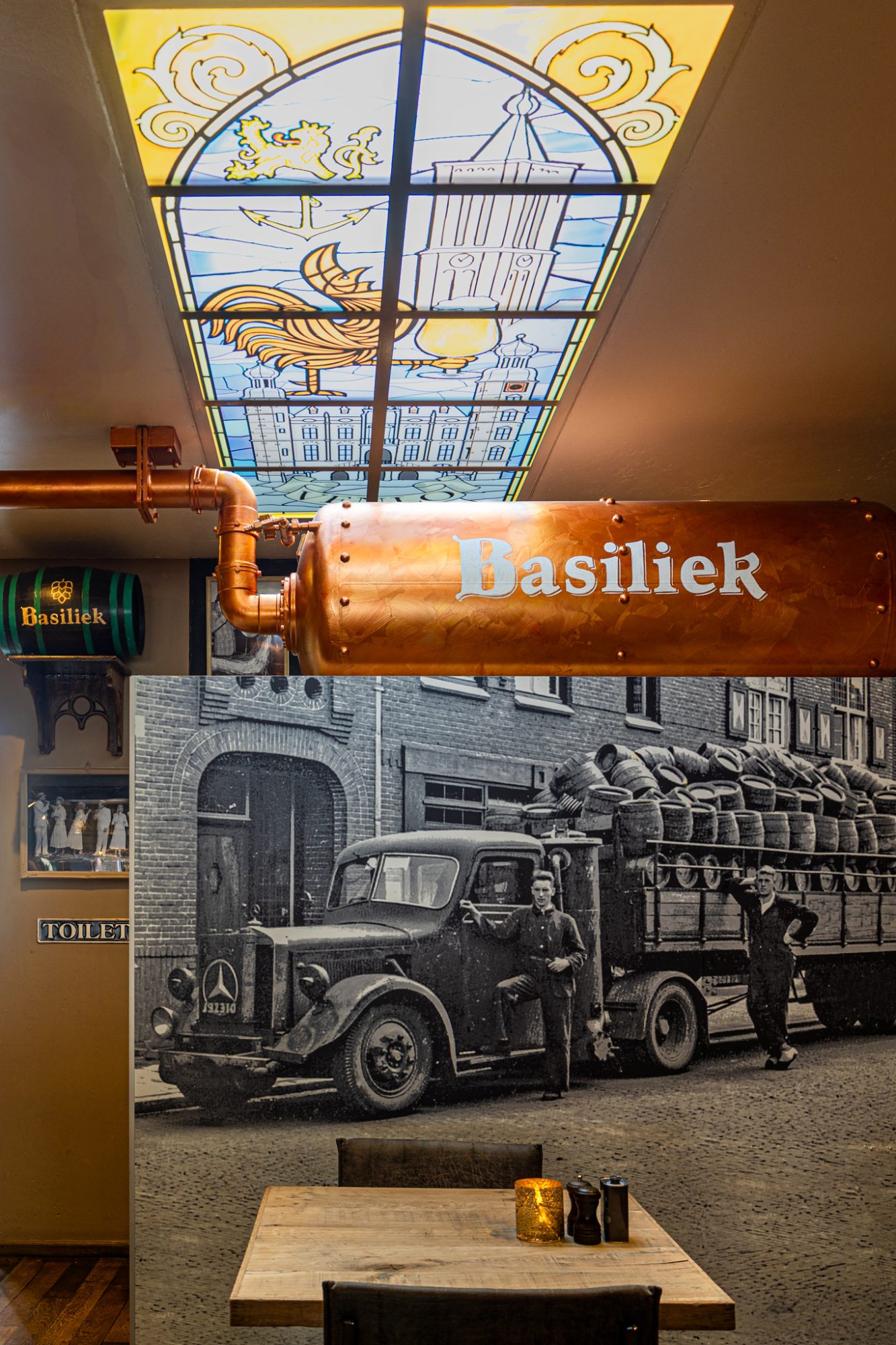 De serre van Brasserie Basiliek