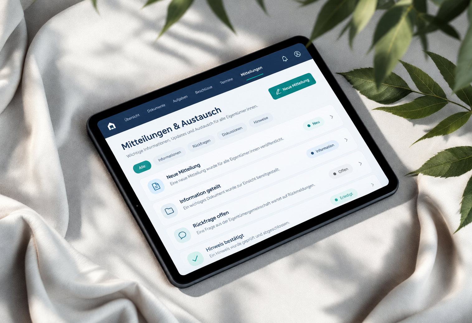 [interface] graphic design of app flow diagram (for a consumer apps) on a tablet